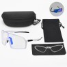 Lentes Fotocromaticas Bicicleta Outdoor Running Uv Colores*azul