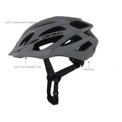 casco bicicleta cairbull x-tracer color gris talla m/L