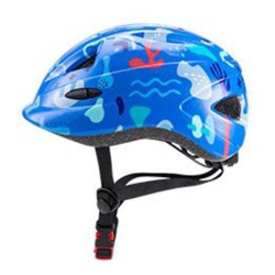 Casco bicicleta/patineta/running bike niños 3-6años color azul talla S